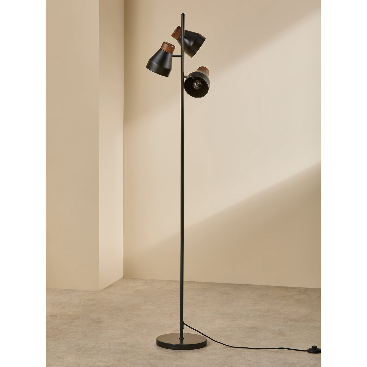 MADE.COM Black Albert Floor Lamp