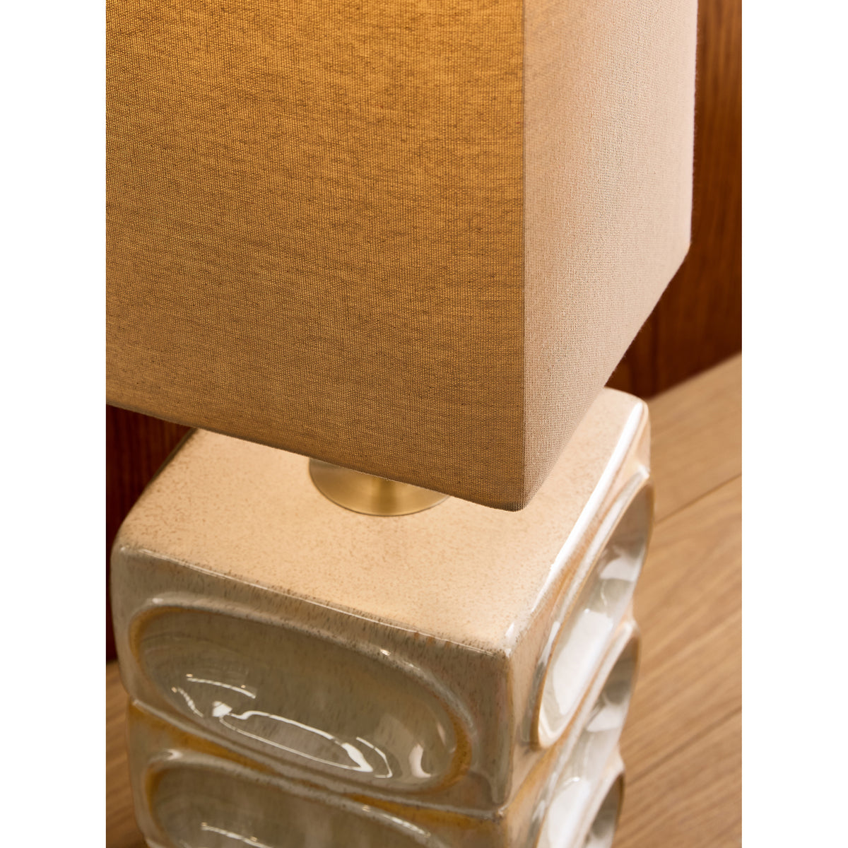 MADE.COM Cream Nell Ceramic Floor Light