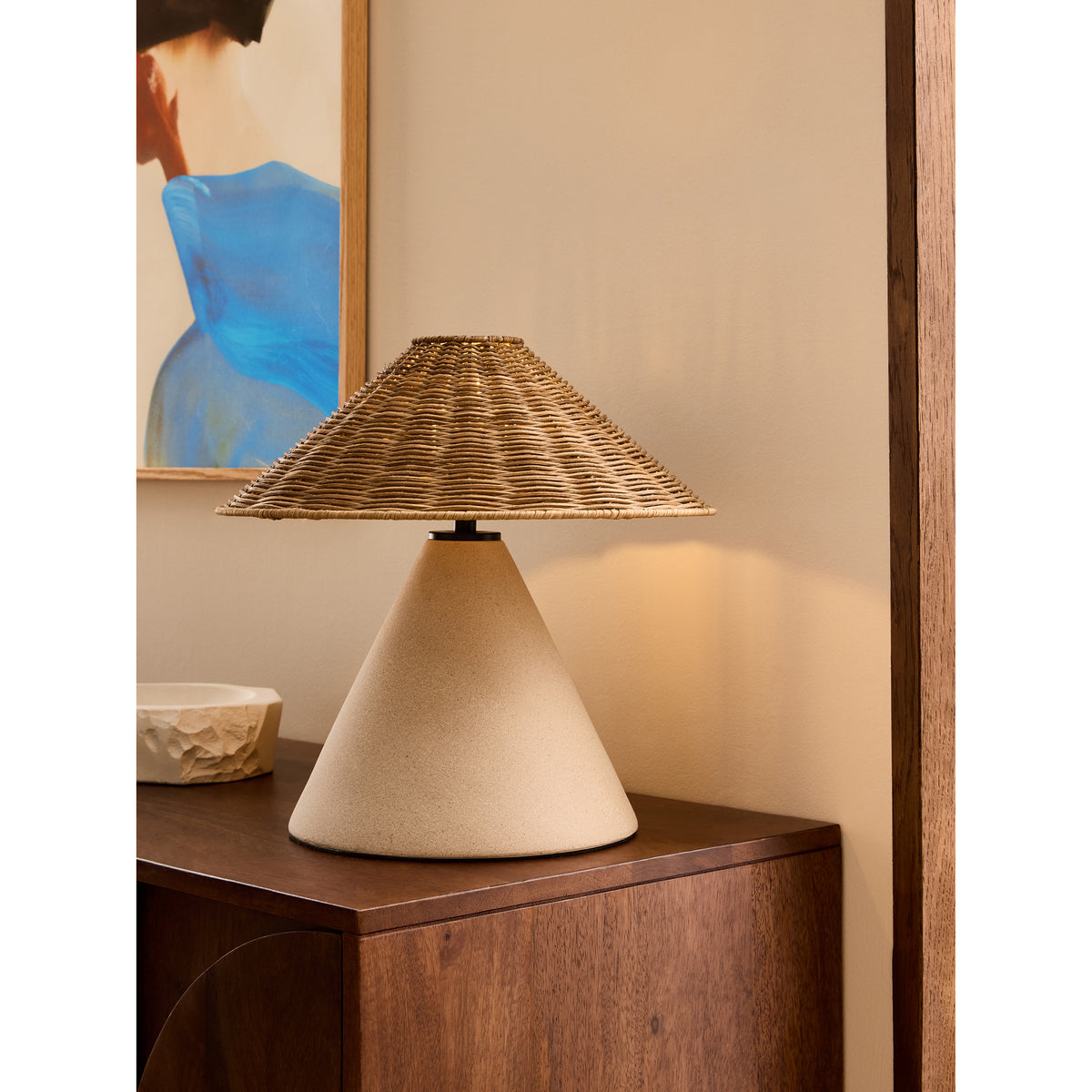 MADE.COM Natural Marlowe Ceramic Table Lamp