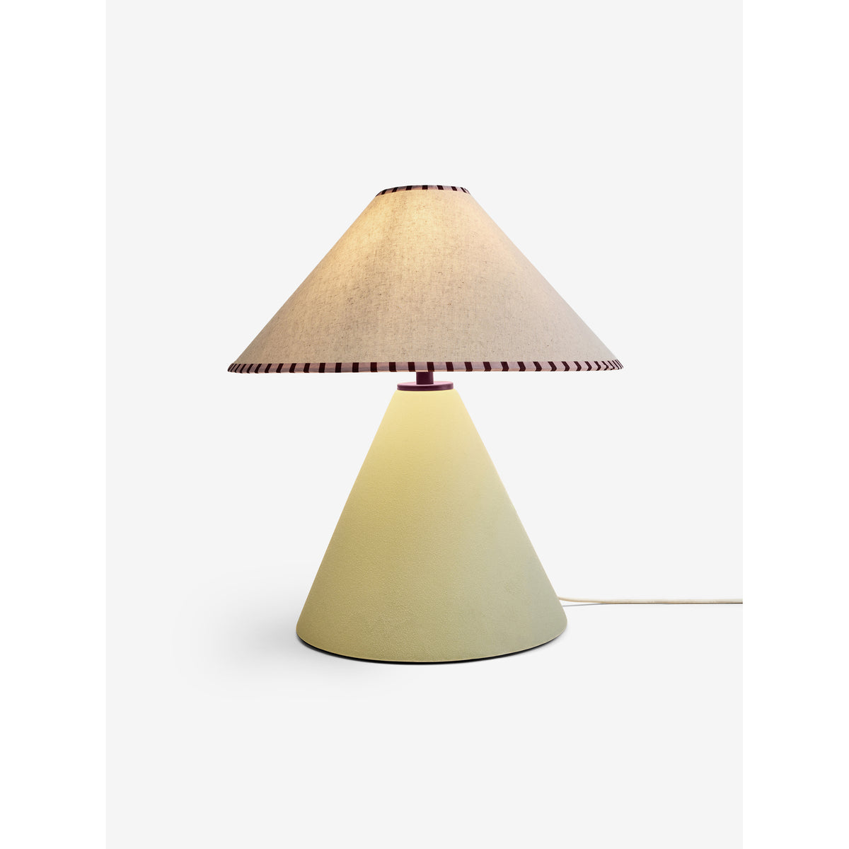 MADE.COM Sage Green Marlowe Ceramic Table Lamp