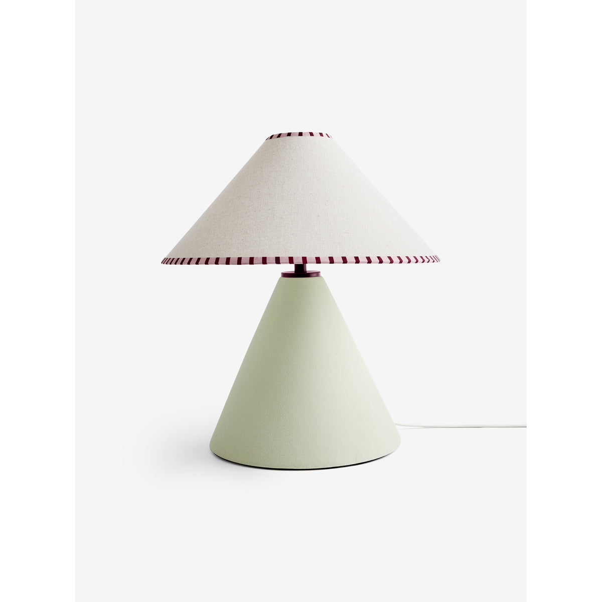 MADE.COM Sage Green Marlowe Ceramic Table Lamp