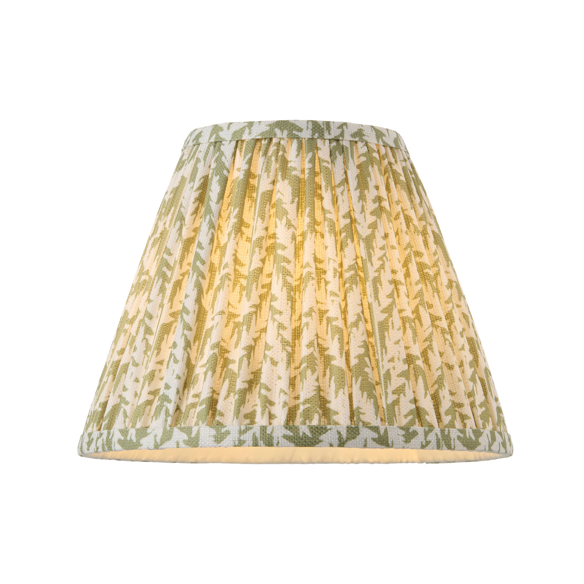 Endon Higgledy & Leaf 25cm Table Gloss cotswold green paint & herb garden green fabric