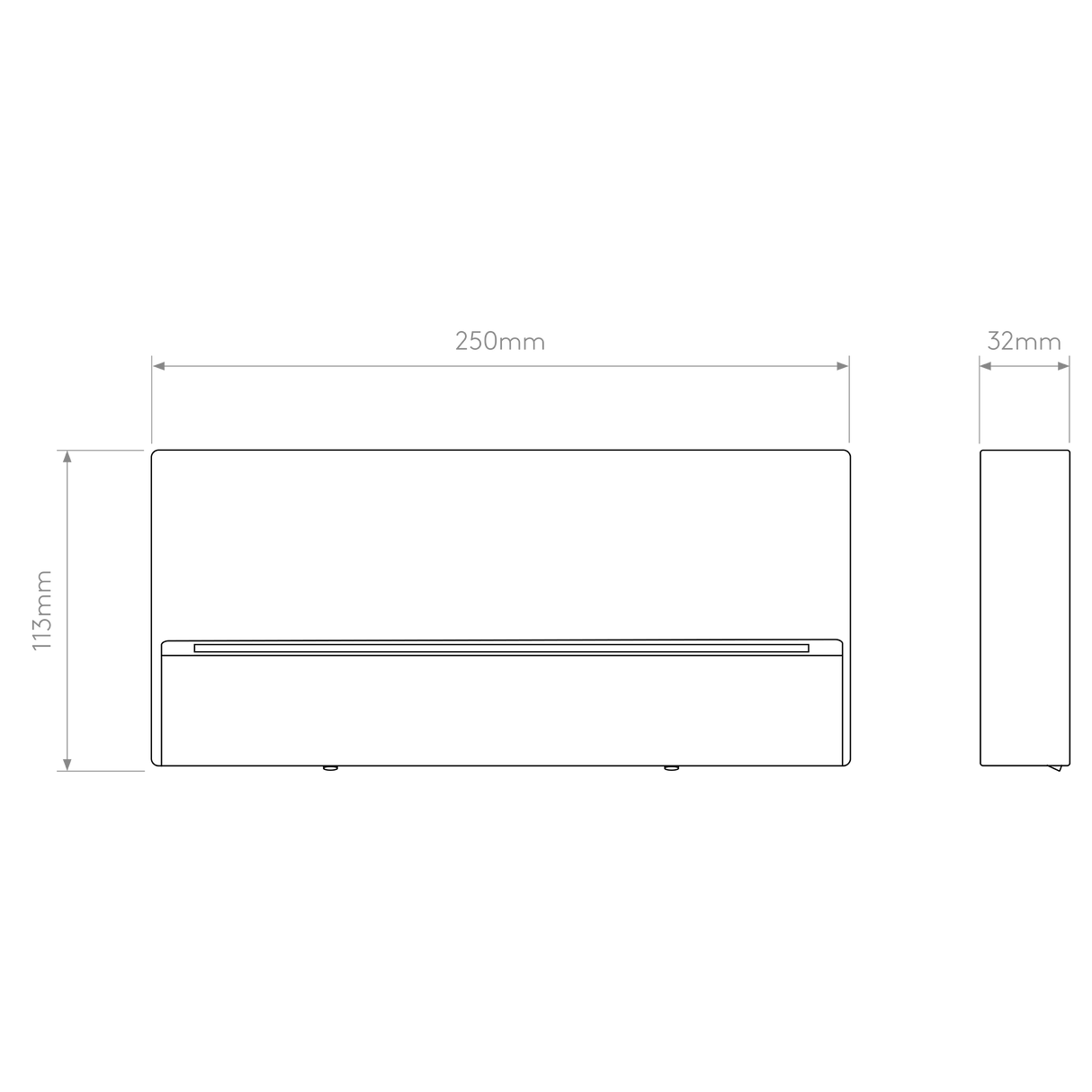 Astro Mori 250 Textured Black Outdoor Marker Light
