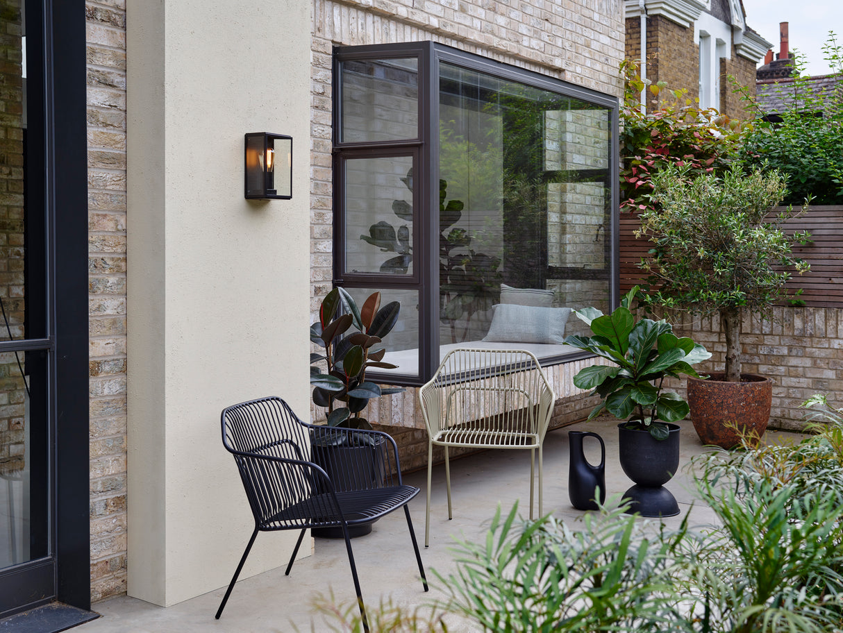 Astro Homefield 160 Textured Black Outdoor Wall Light