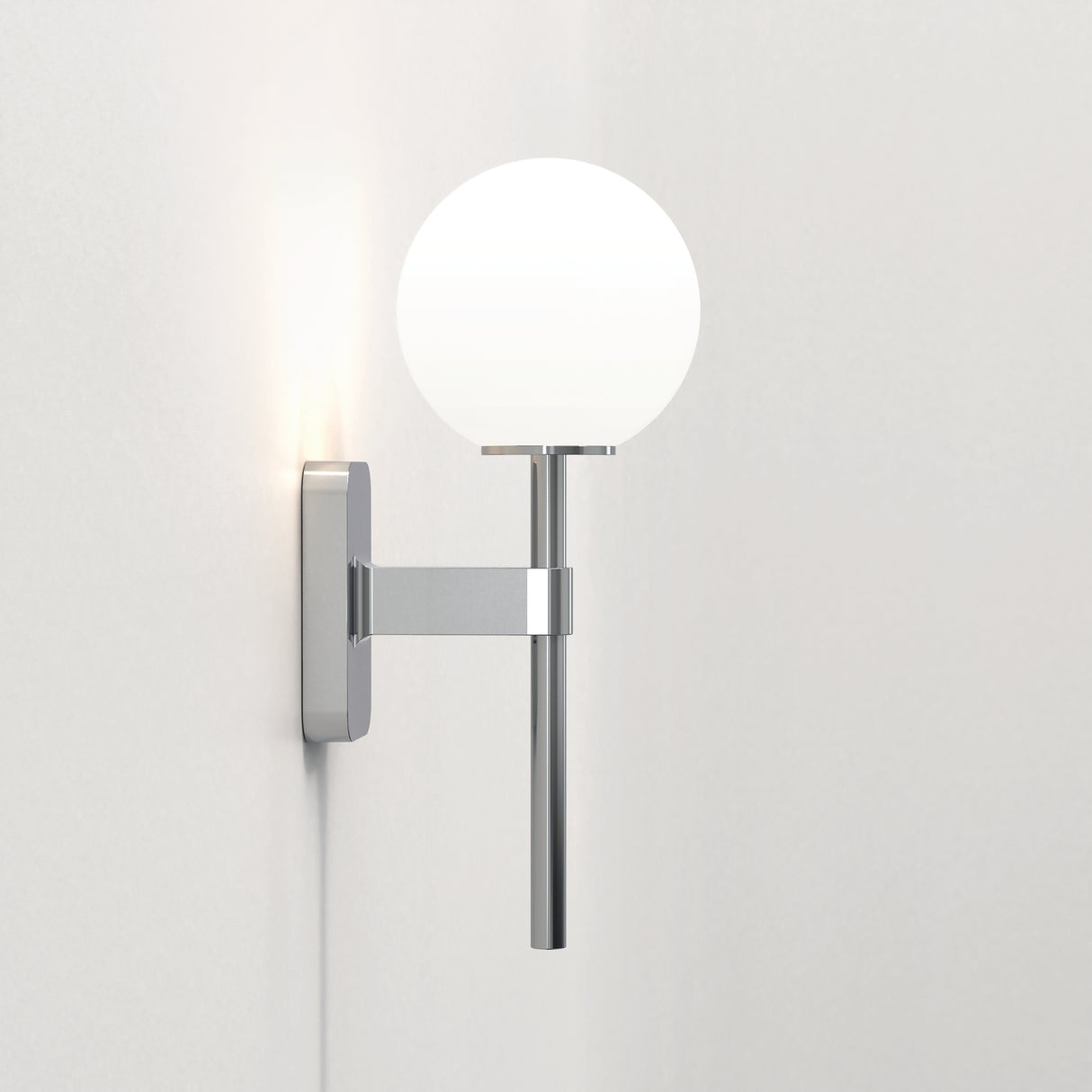 Astro Tacoma Single Polished Chrome Bathroom Wall Light