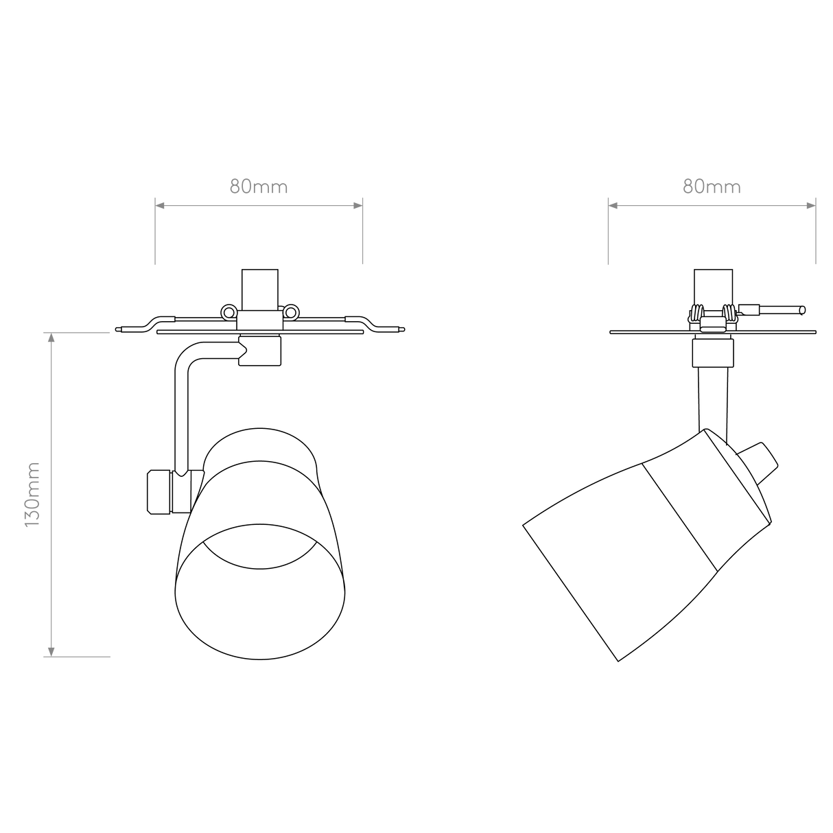 Astro Juno Recessed Matt Brushed Brass Interior Spotlight