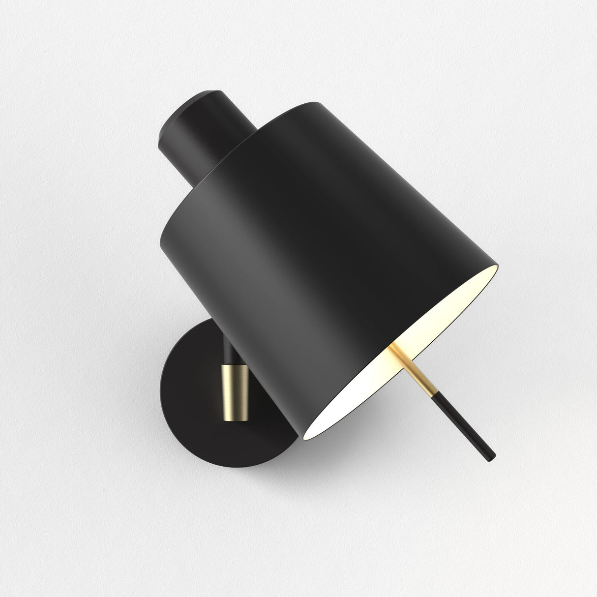 Astro Edward Wall Base Matt Black Interior Wall Light