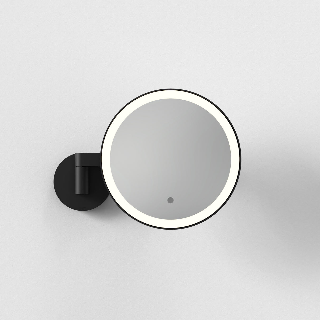 Astro Nagoya Matt Black Bathroom Magnifying Mirror