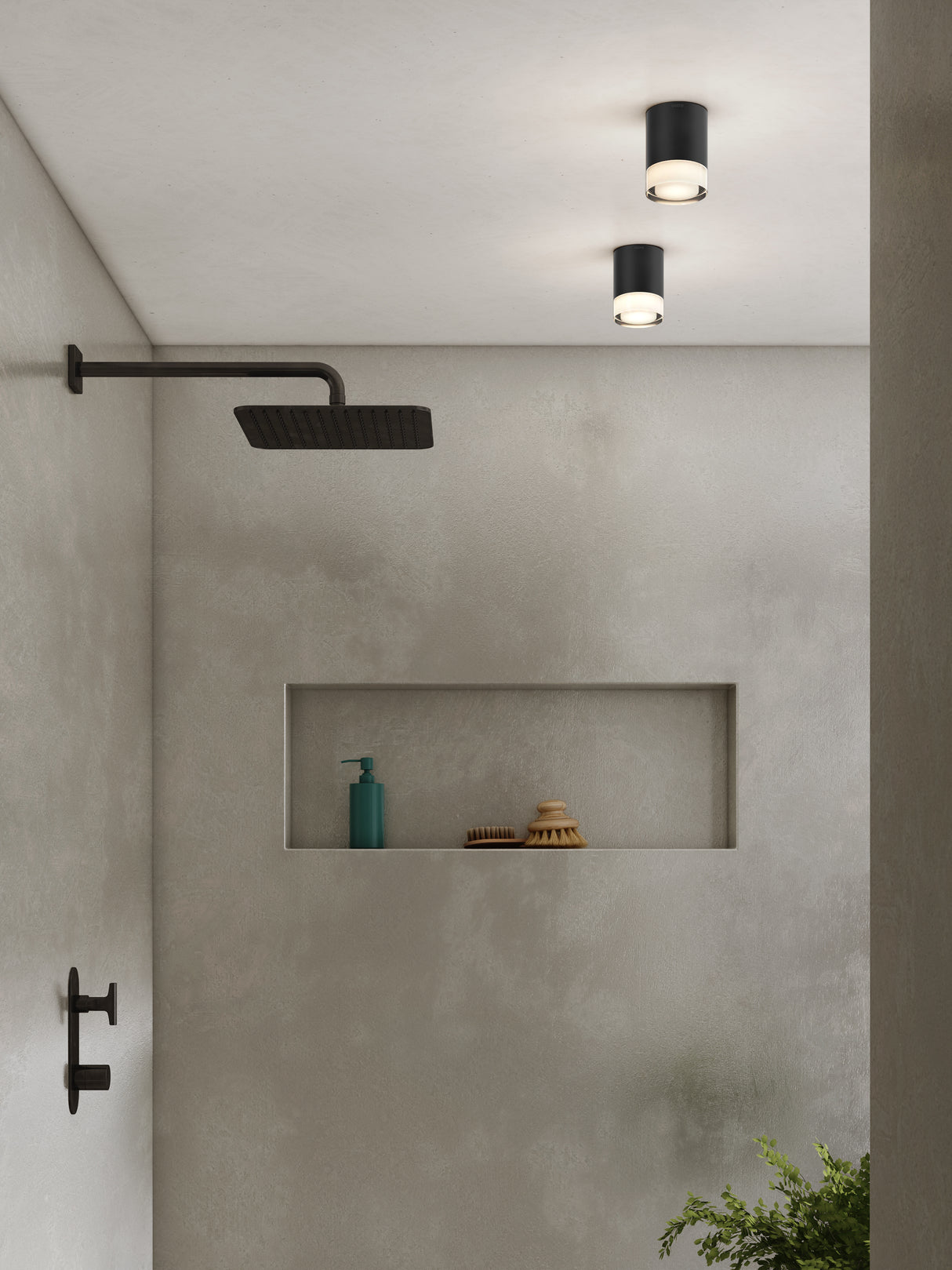 Astro Ottawa Matt Black Bathroom Downlight