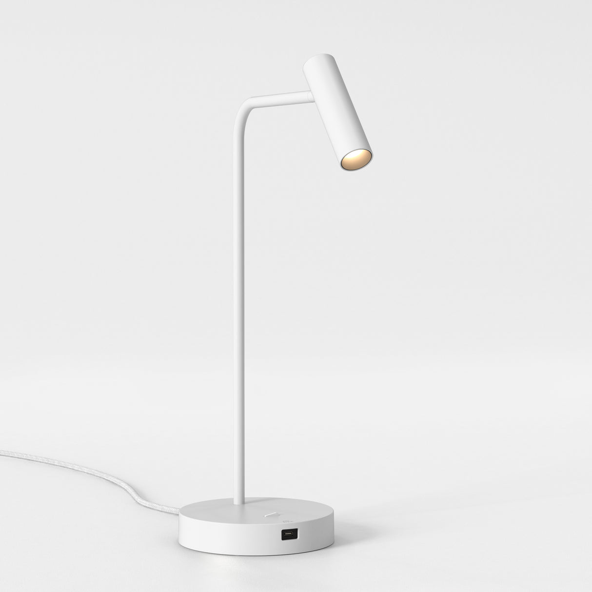 Astro Enna Desk USB C Matt White Interior Table Light