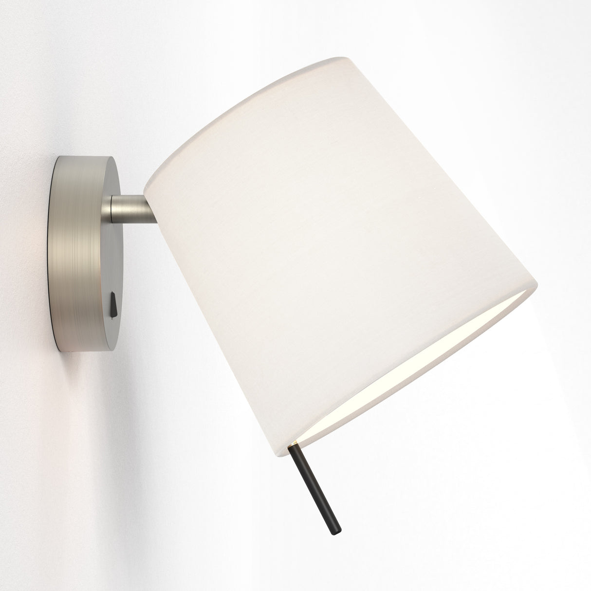 Astro Mitsu Wall Base Matt Nickel Interior Wall Light