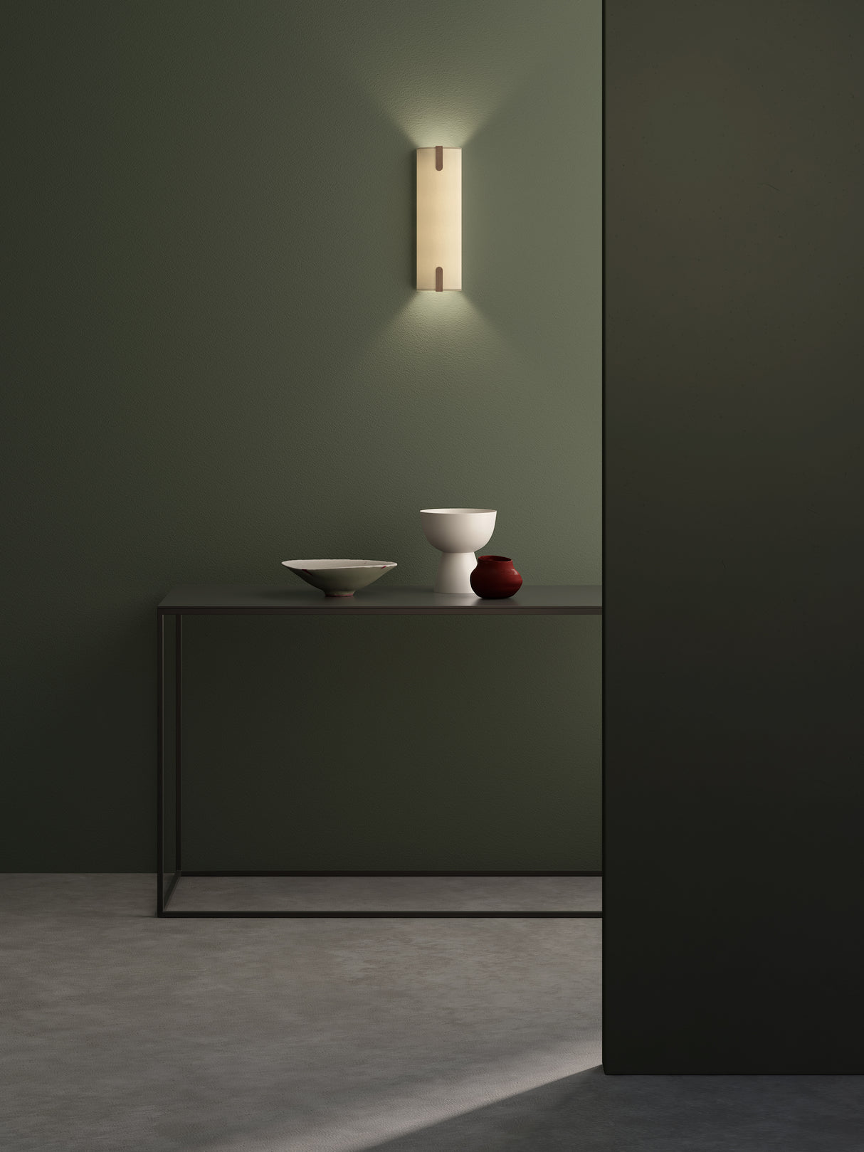 Astro Elba 400 Wall Interior Wall Light Putty Fabric/Bronze