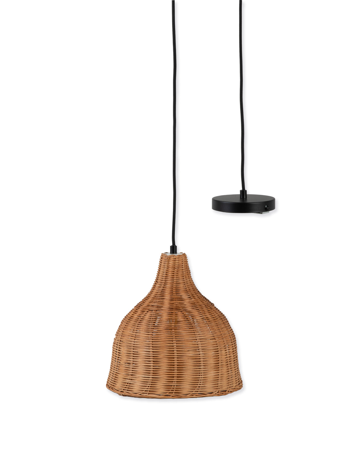 Garden Trading Mouldon Pendant Light Natural Rattan Small
