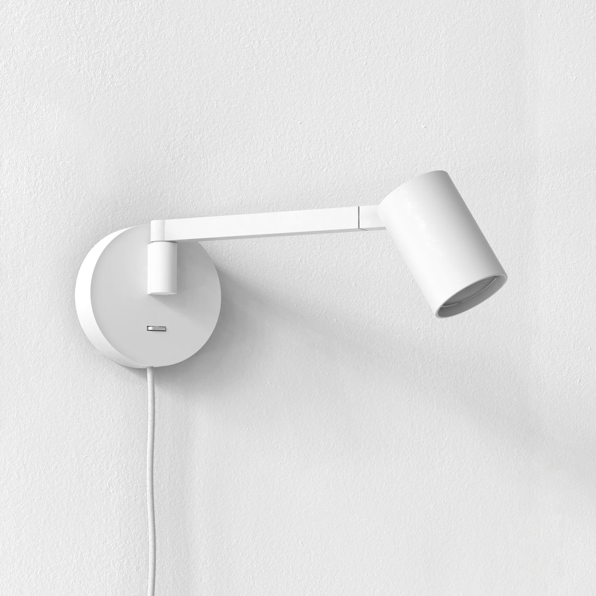Astro Ascoli Swing Plug In Matt White Interior Reading Light