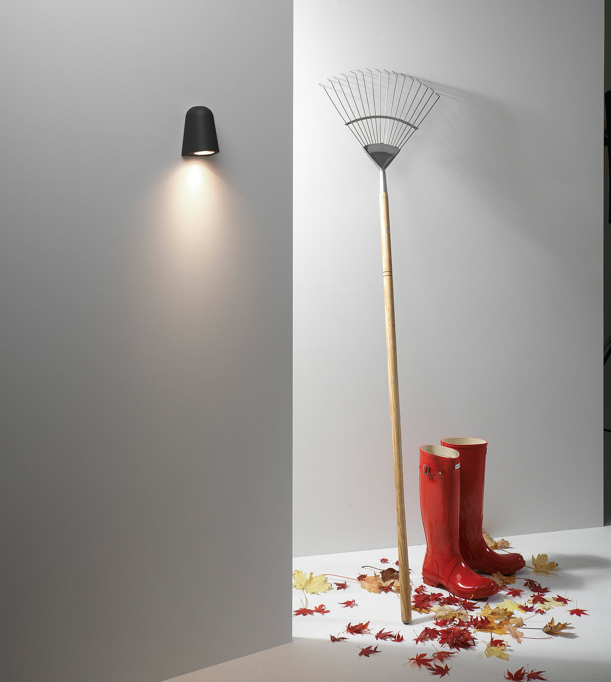 Astro Mast Light Textured Black Outdoor Wall Light