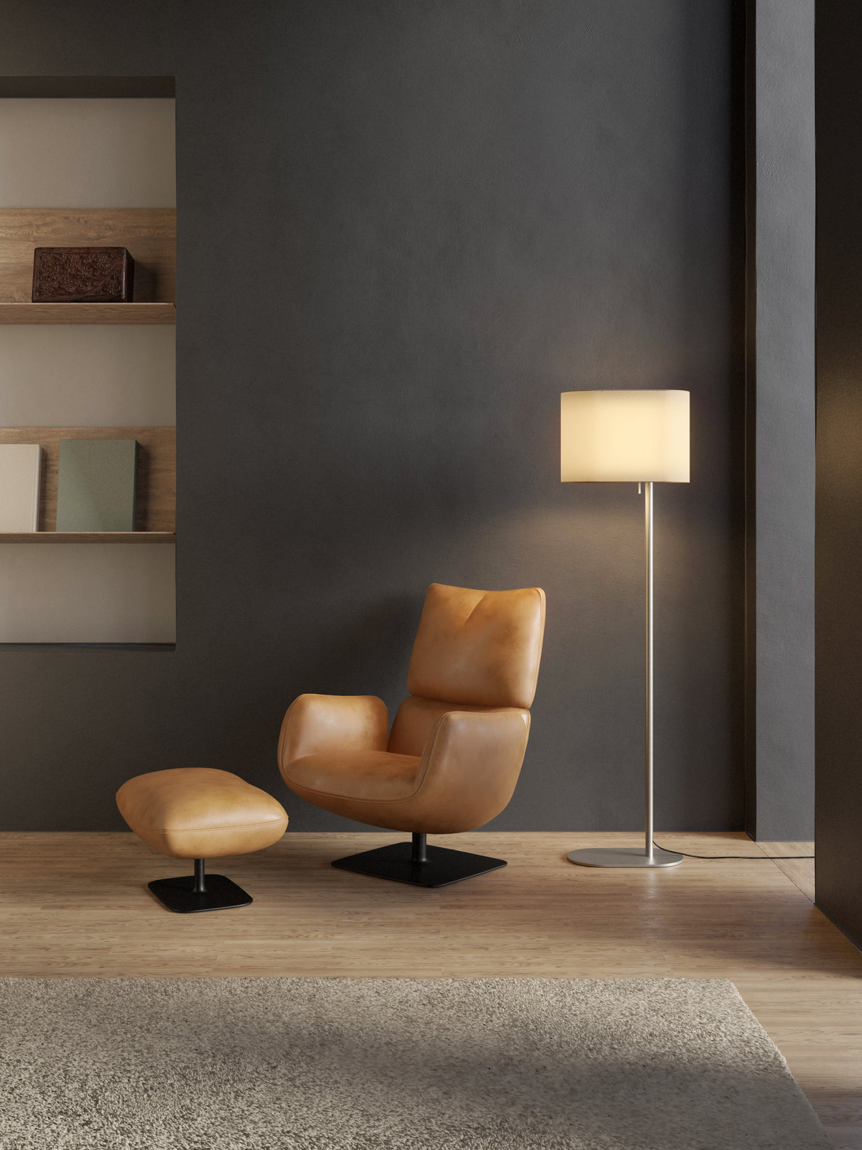 Astro Venn Floor Bronze Interior Floor Light Base