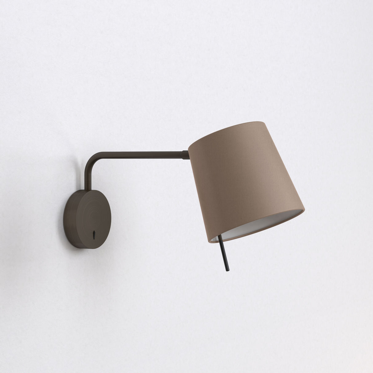 Astro Mitsu Swing Arm Base Bronze Interior Wall Light