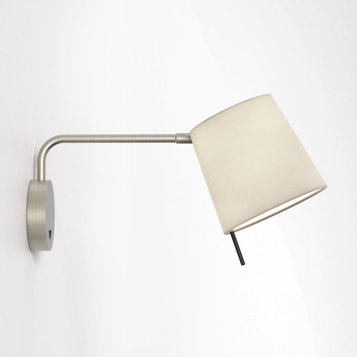 Astro Mitsu Swing Arm Base Matt Nickel Interior Wall Light