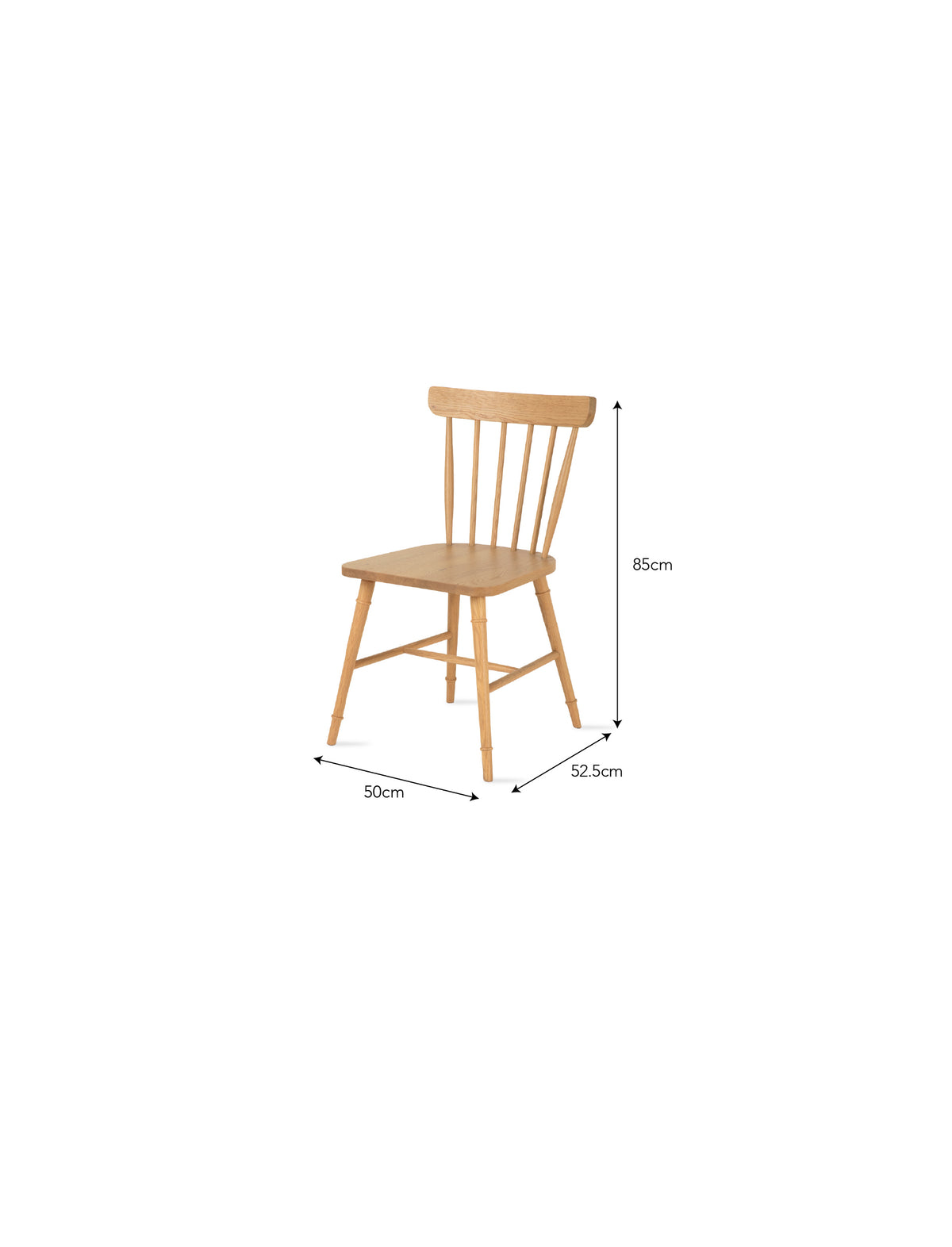Garden Trading Oakworth Dining Chair Oak Wood, Natural