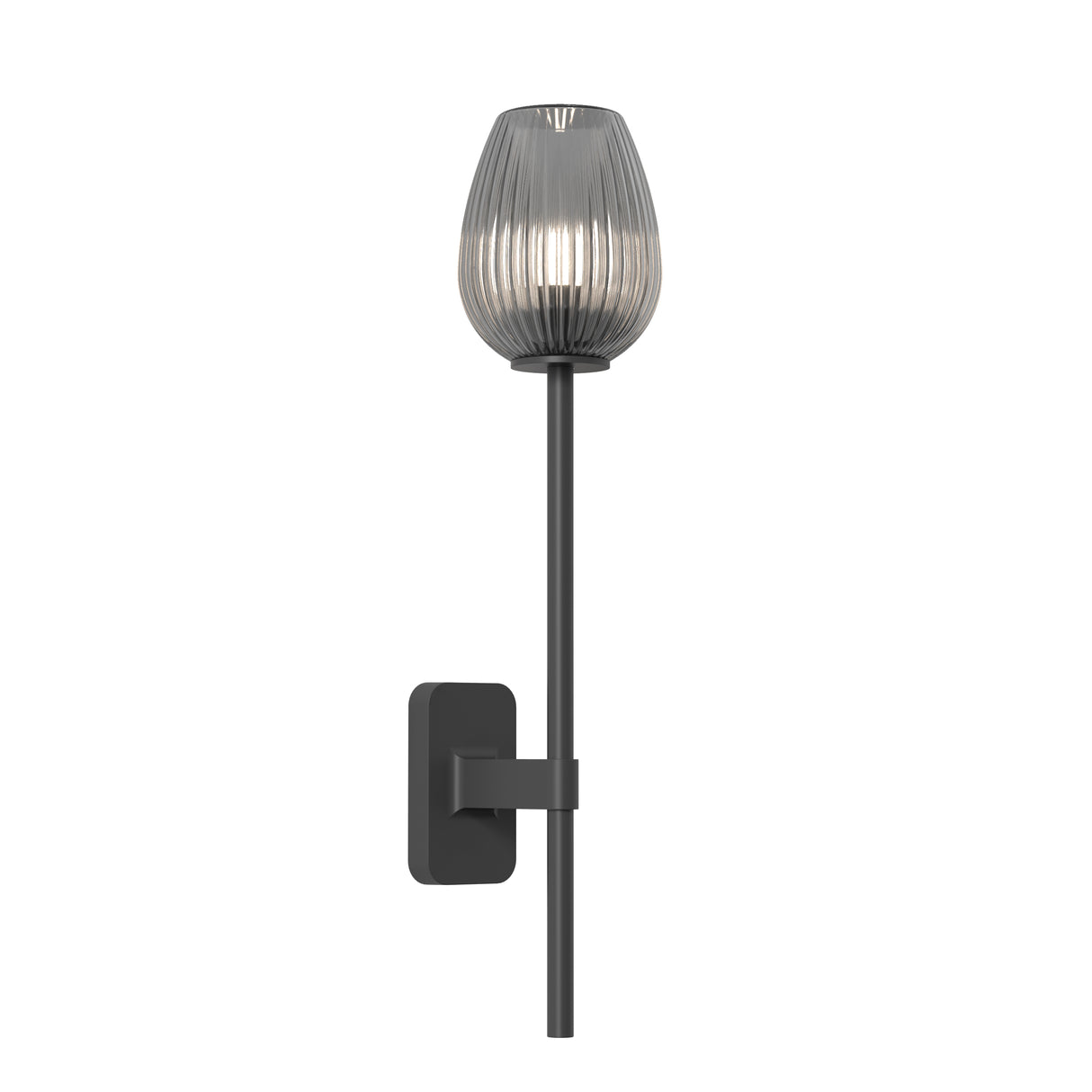 Astro Tacoma Single Grande Matt Black Bathroom Wall Light