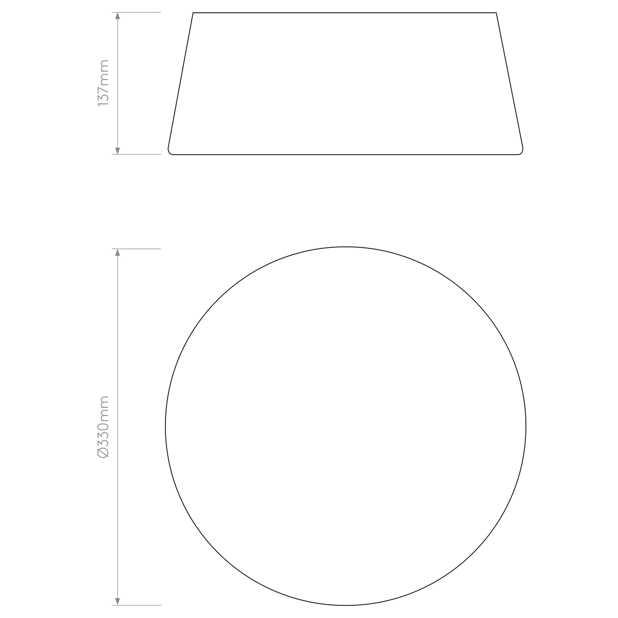 Astro Fife 330 Interior Ceiling Light White