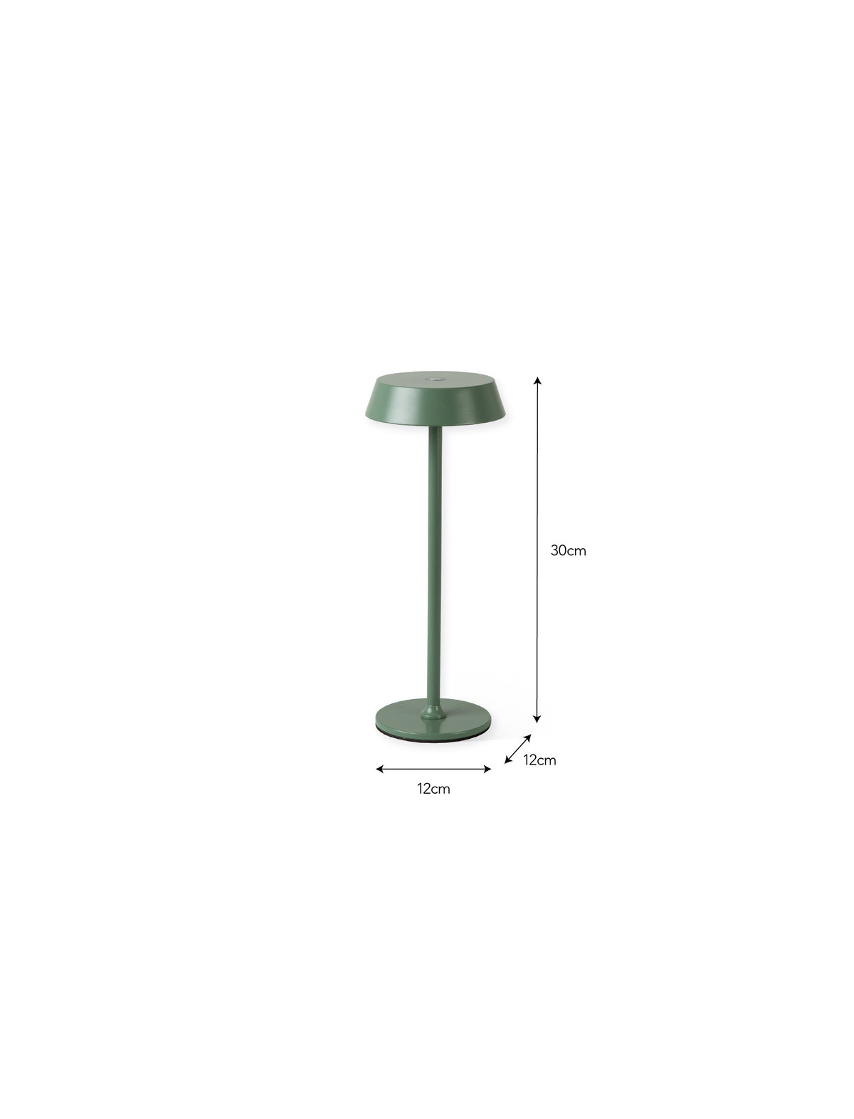 Garden Trading Winstone Rechargeable USB Slim Table Lamp Thistle Green