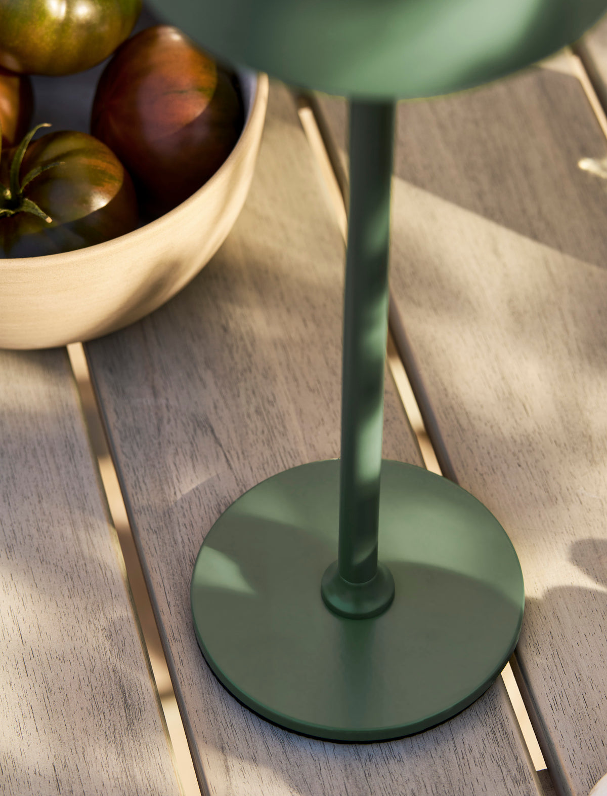 Garden Trading Winstone Rechargeable USB Slim Table Lamp Thistle Green