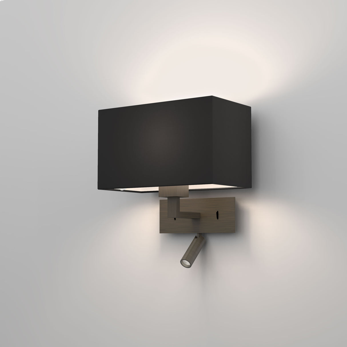 Astro Park Lane Reader LED Bronze Interior Combination Reader