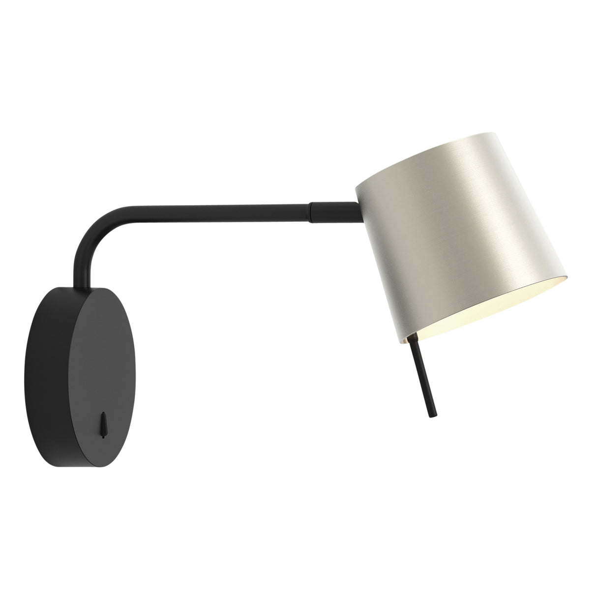 Astro Miura Swing Arm Base Matt Black Interior Wall Light