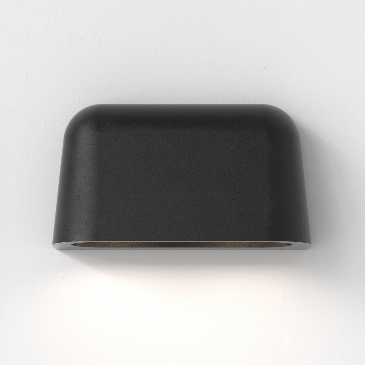 Astro Mast Twin Textured Black Outdoor Wall Light