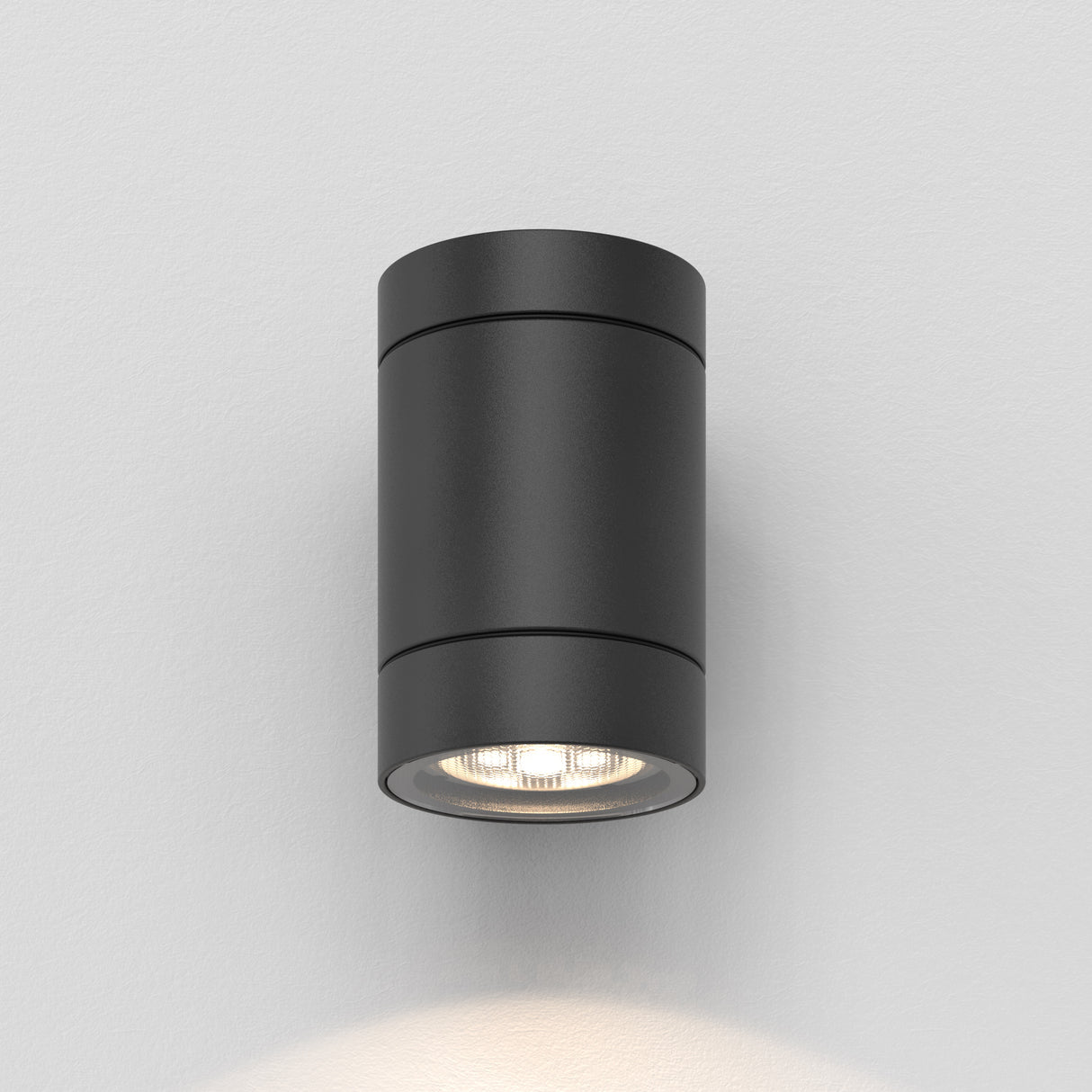 Astro Dartmouth Single LED Textured Black Outdoor Wall Light