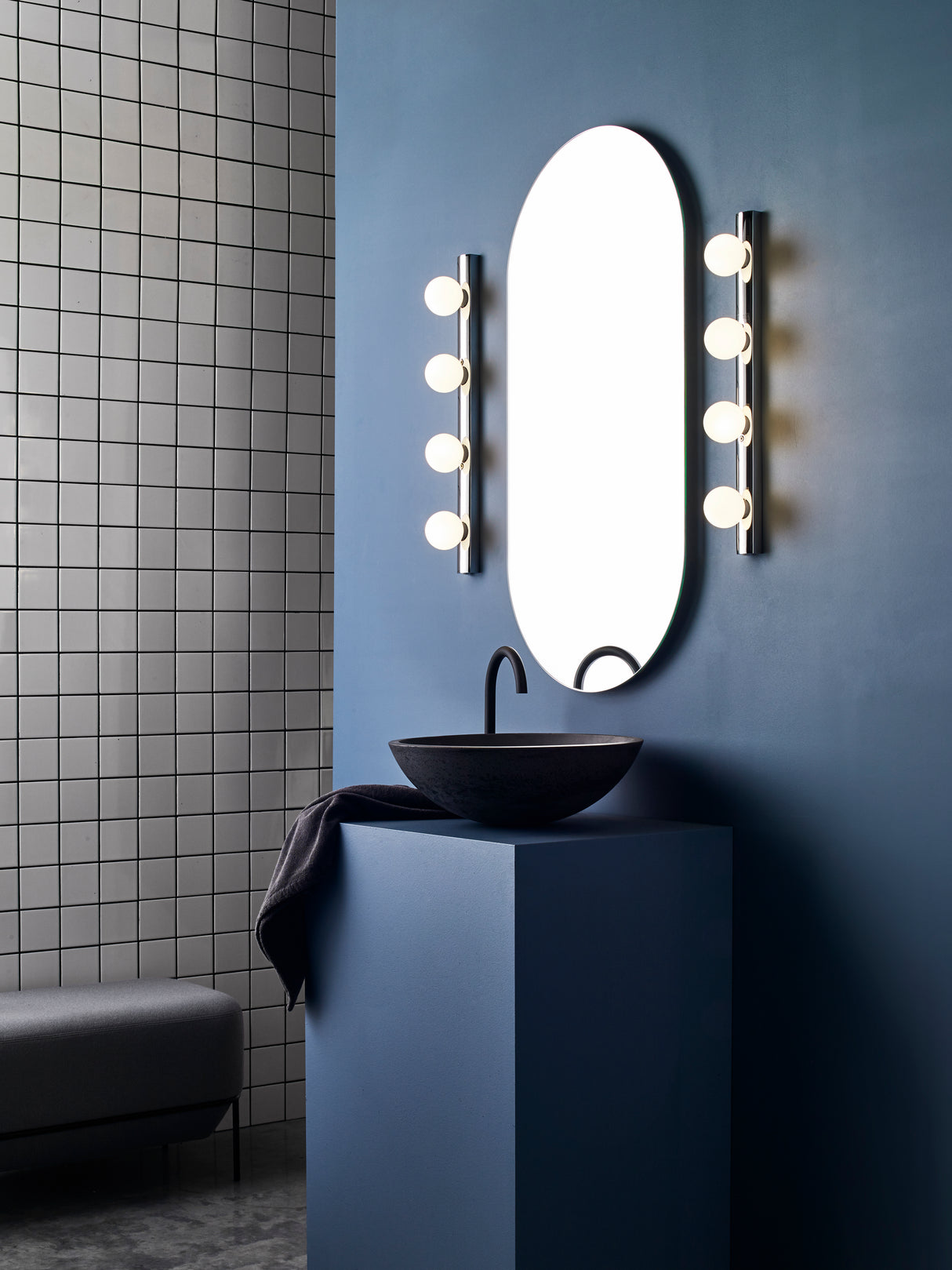 Astro Cabaret 4 II Polished Chrome Bathroom Wall Light