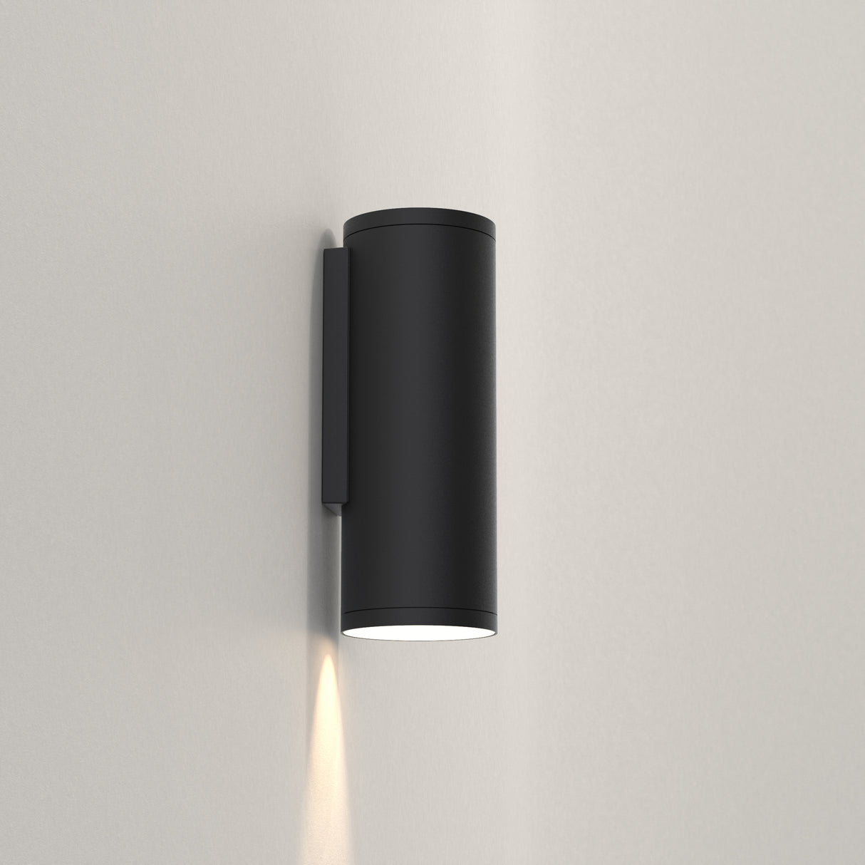 Astro Ava 200 Textured Black Outdoor Wall Light