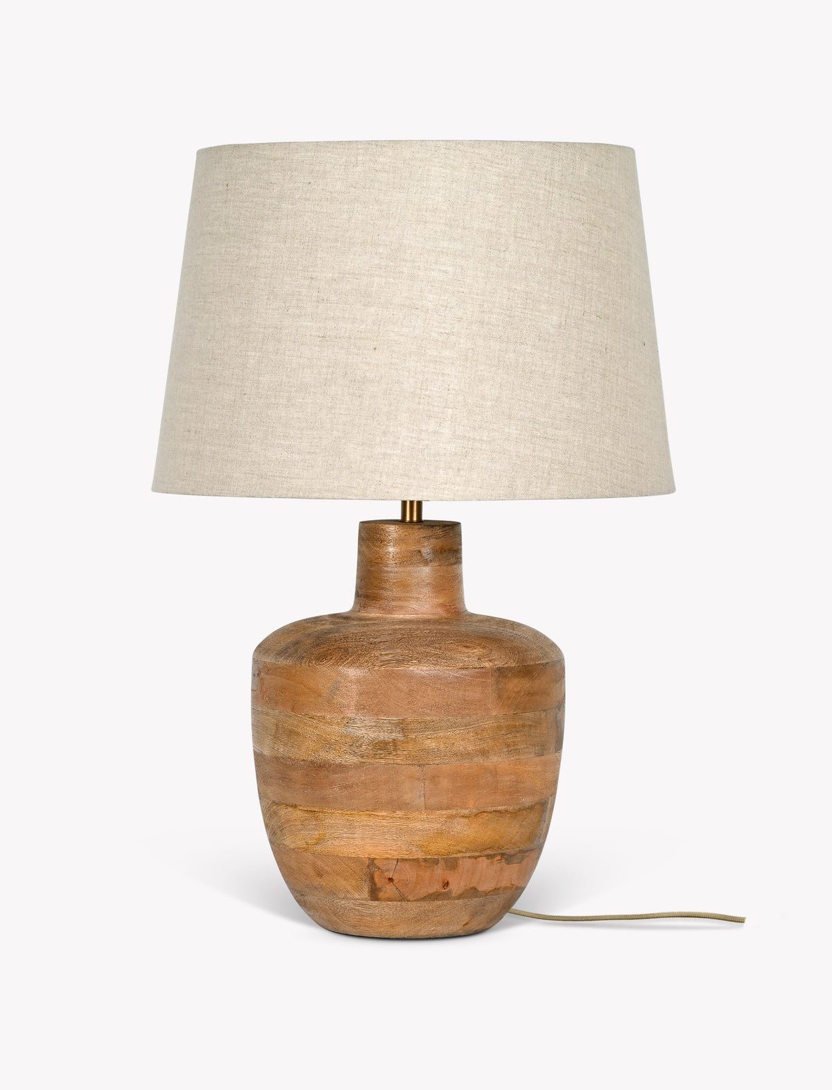 Garden Trading Westridge Table Lamp - Mango Wood, Natural