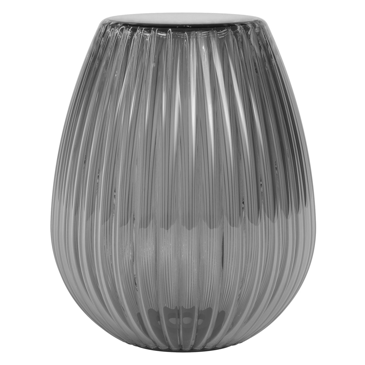 Astro Tacoma Tulip Ribbed Glass Smoke Lampshade Shade