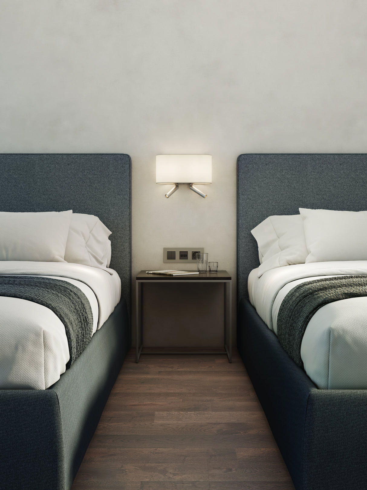 Astro Venn Reader Twin Matt Nickel Interior Combination Reader Base