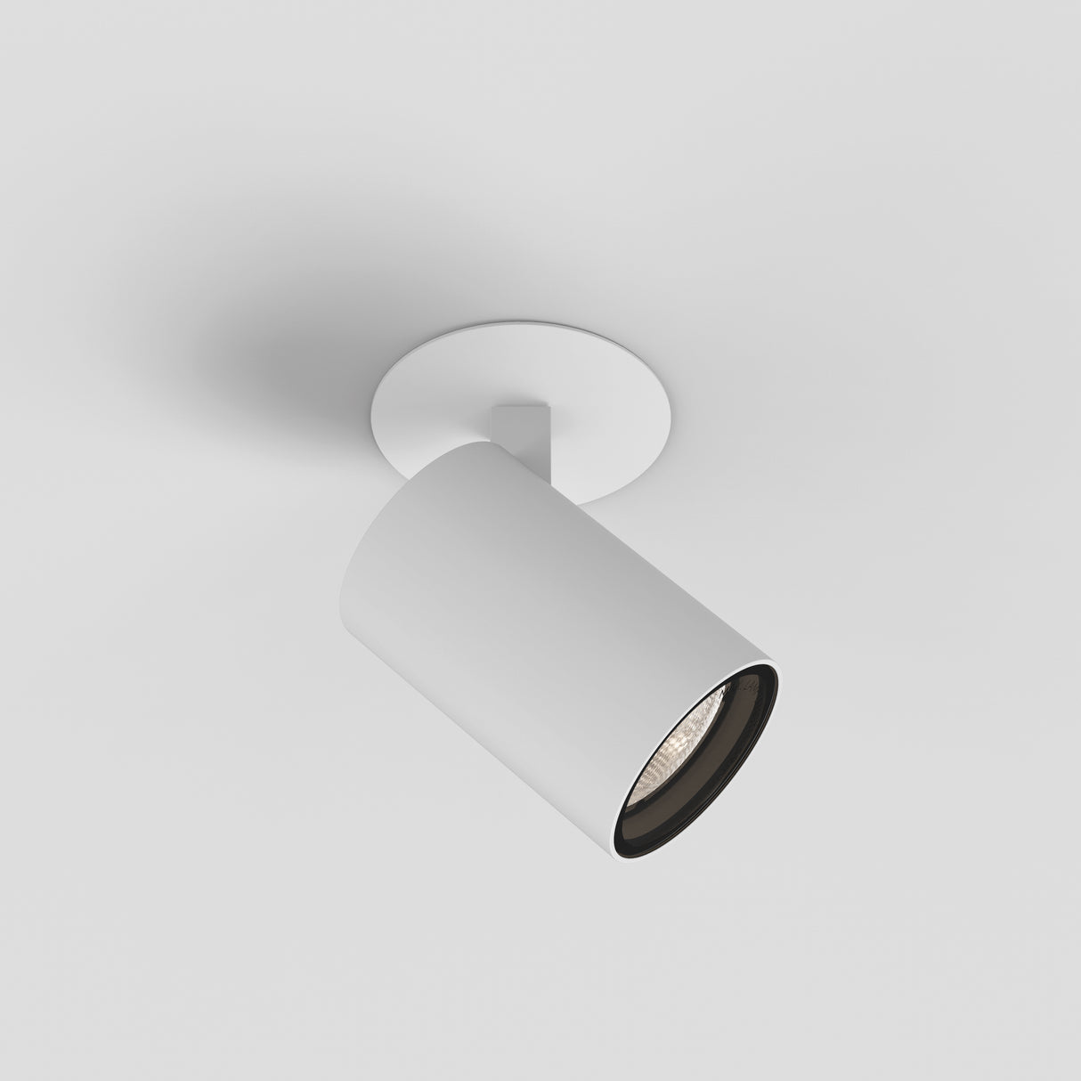 Astro Aqua Recessed Matt White Bathroom Spotlight
