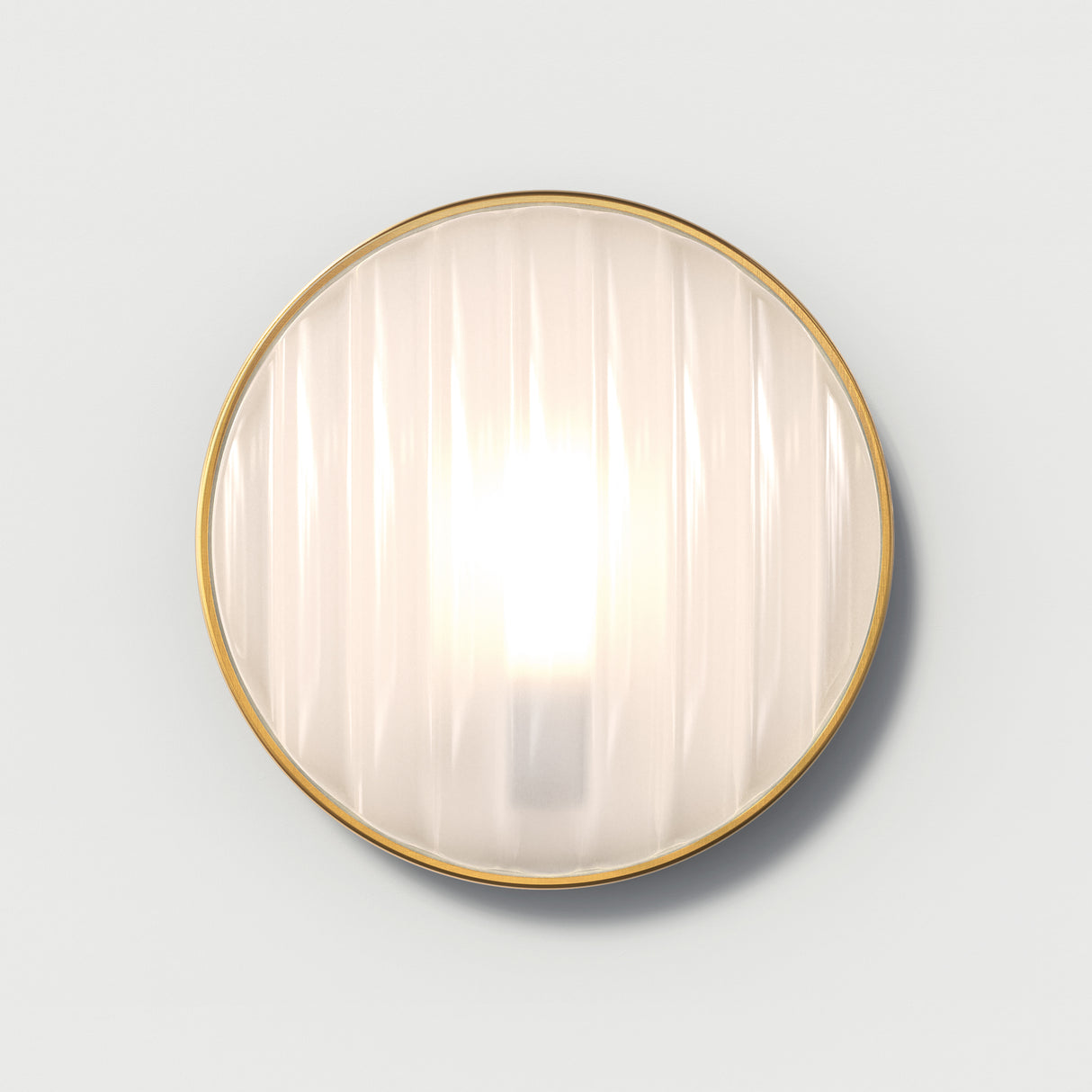 Astro Montreal Round 300 PVD Brushed Brass Coastal Wall Light