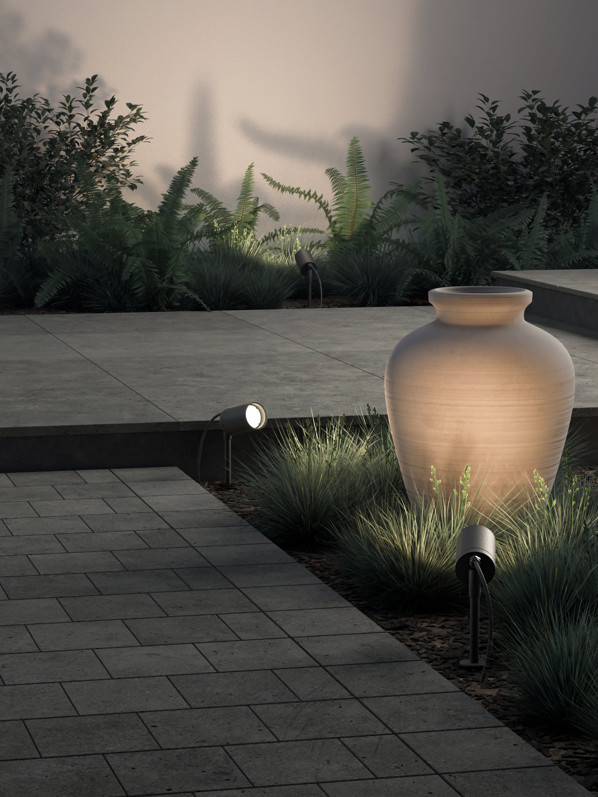 Astro Dartmouth Spike Spot Textured Black Outdoor Spotlight