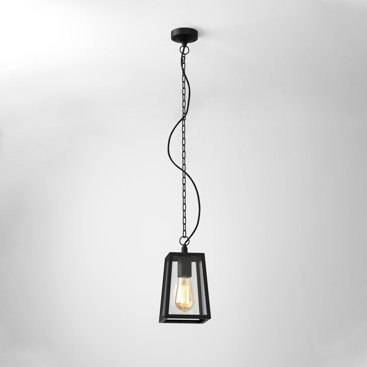 Astro Calvi Pendant 215 Textured Black Outdoor Pendant Light