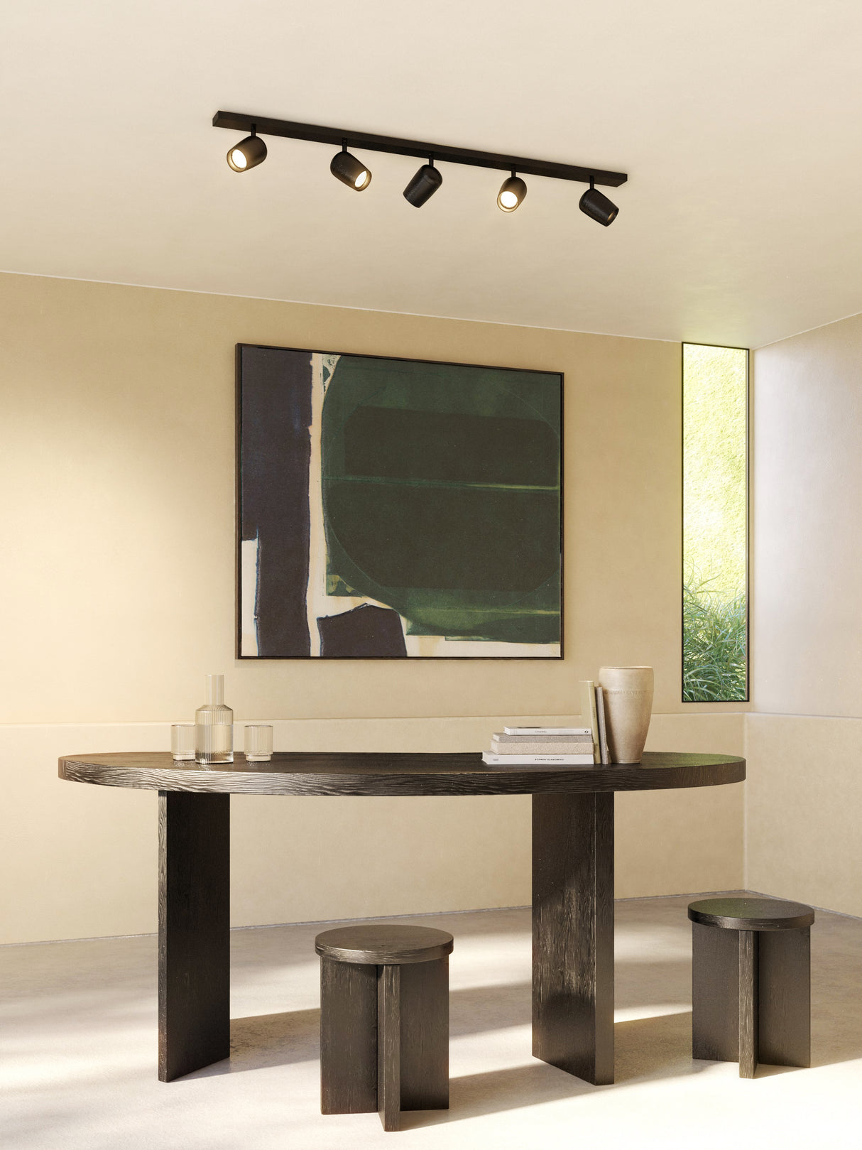 Astro Koto Five Bar Matt Black Interior Spotlight