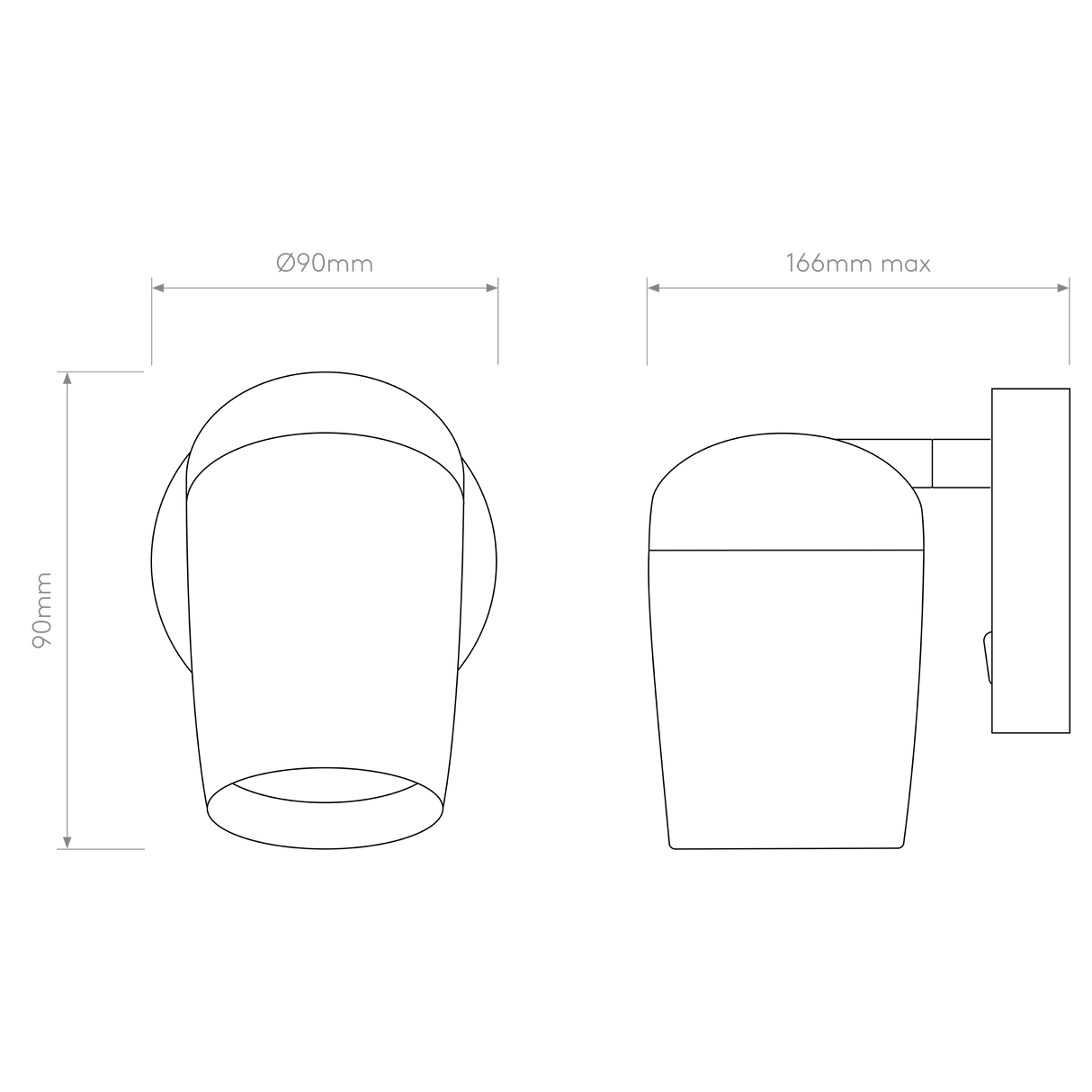 Astro Koto Single Switched Matt Black Interior Reading Light