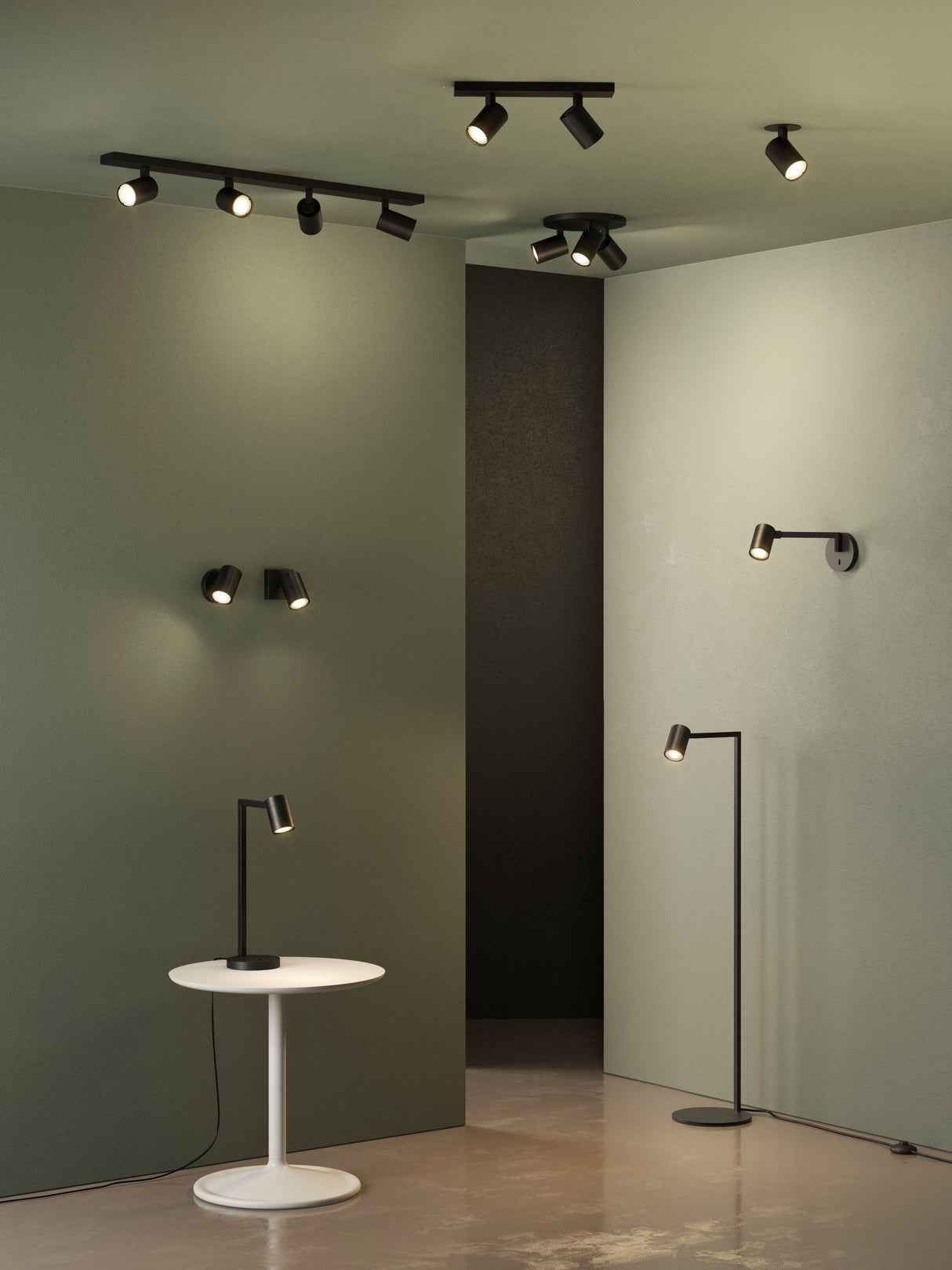 Astro Ascoli Desk Matt Black Interior Table Light