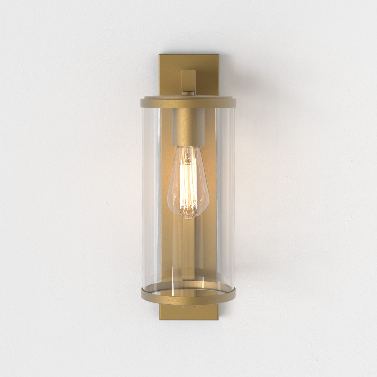 Astro Pimlico 400 Antique Brass Outdoor Wall Light