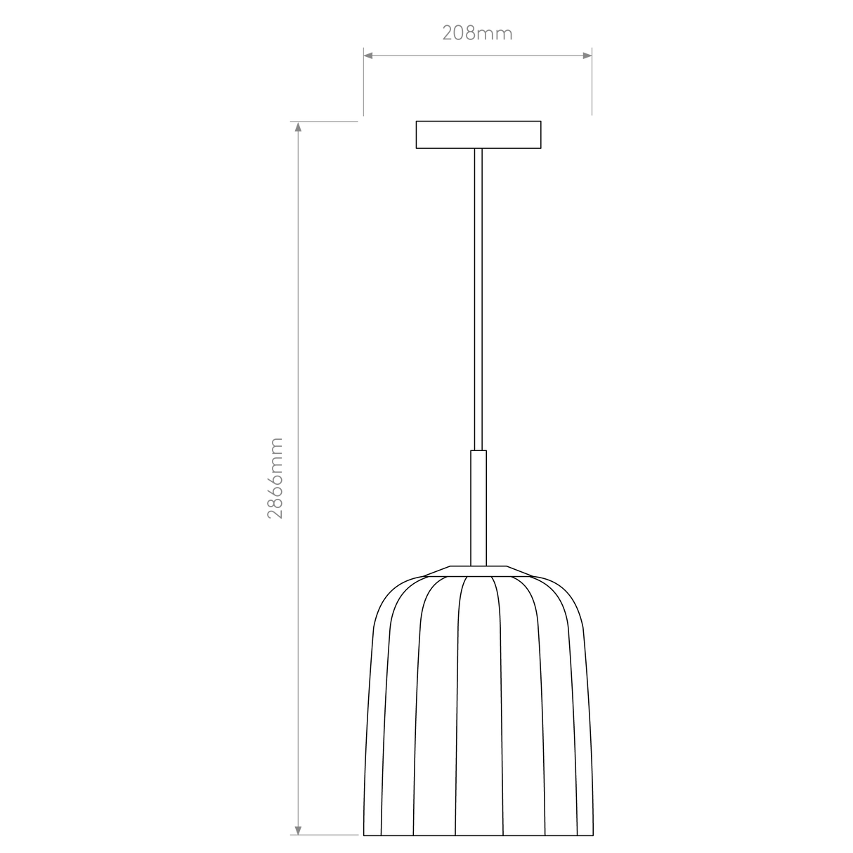 Astro Veo Pendant 230 Bronze Interior Pendant Light