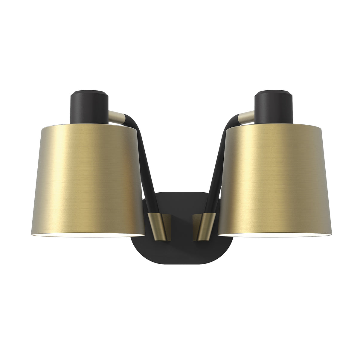 Astro Edward Twin Base Matt Black Interior Wall Light