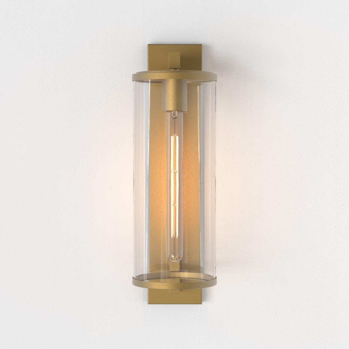 Astro Pimlico 500 Antique Brass Outdoor Wall Light