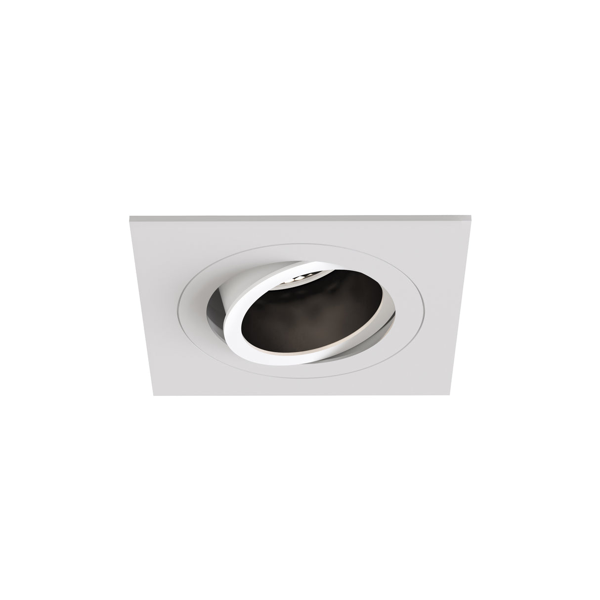 Astro Pinhole Slimline Square Adjustable Fire-Rated Matt White Interior Downlight