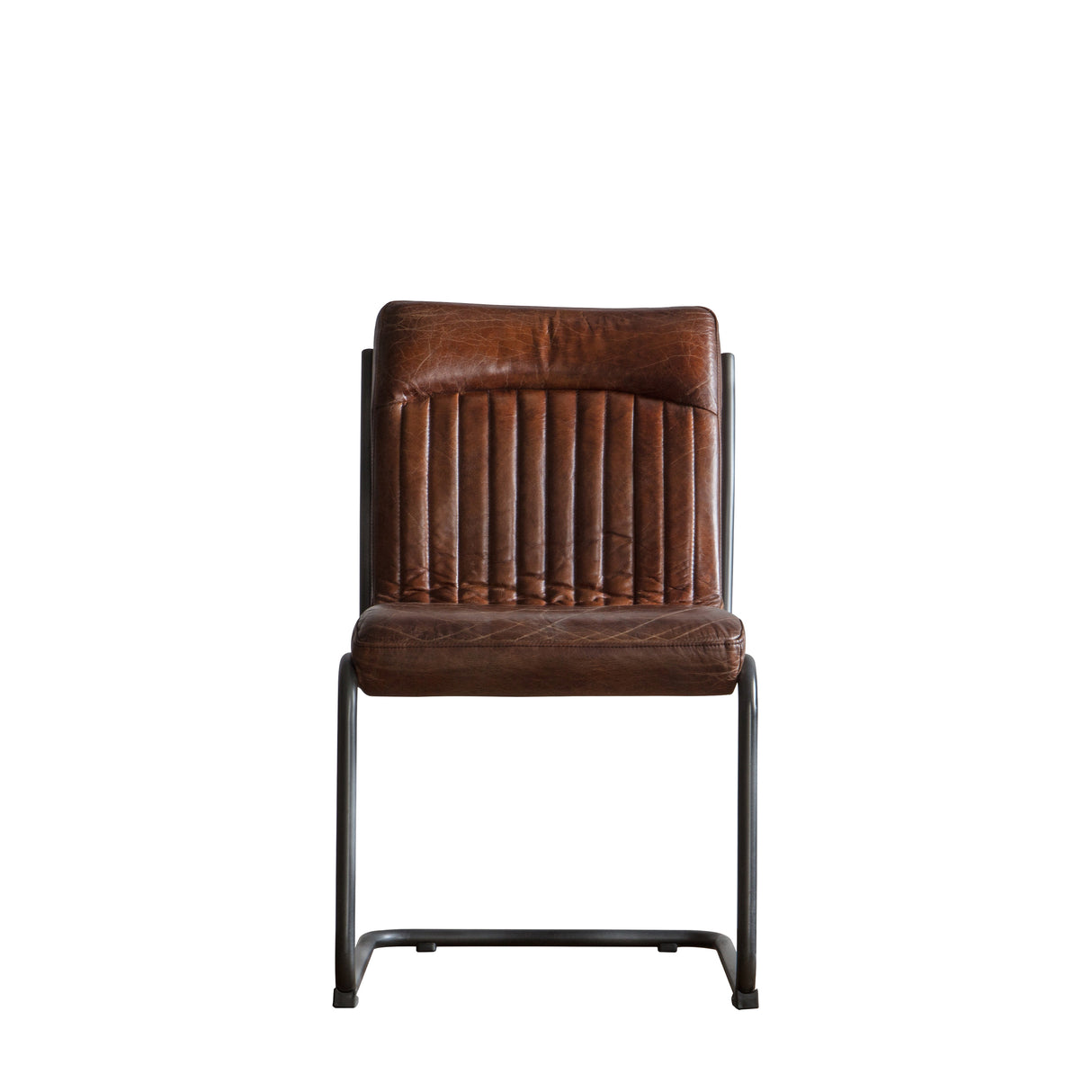 Amos Capri Leather Chair Brown – from Amos Lighting + Home
