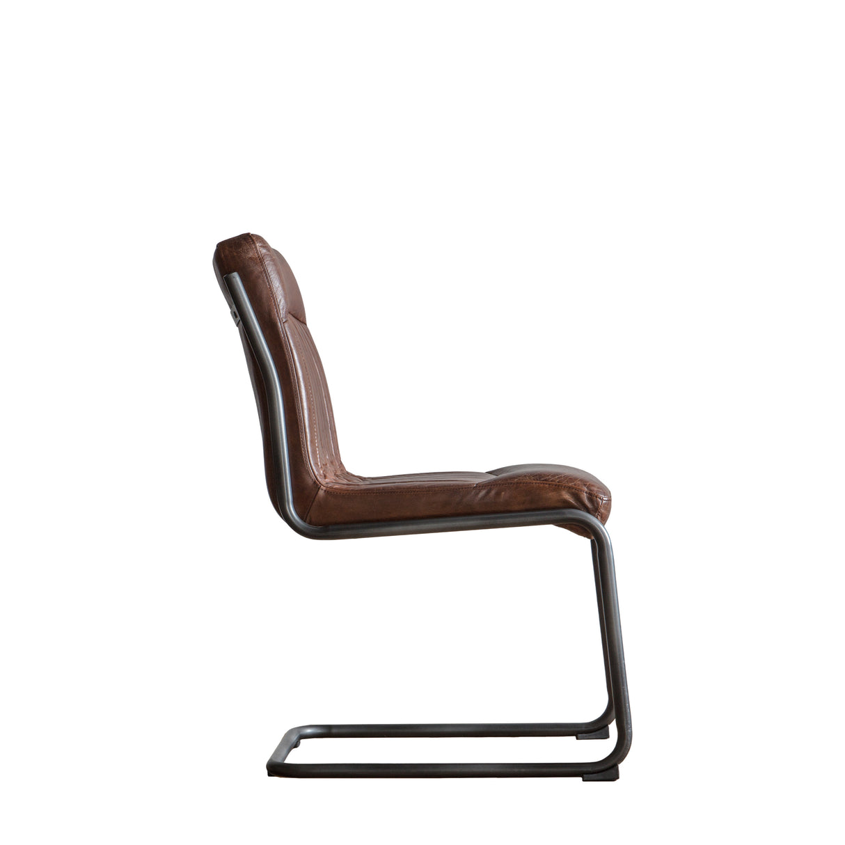 Amos Capri Leather Chair Brown – from Amos Lighting + Home